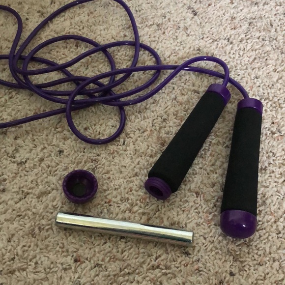 Yoga Bag & Towel Resistance Bands Set Exercise Workout Fitness Jump rope + more! - Picture 7 of 10